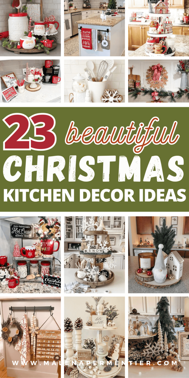 23 Festive Christmas Kitchen Decor Ideas To Try This Year