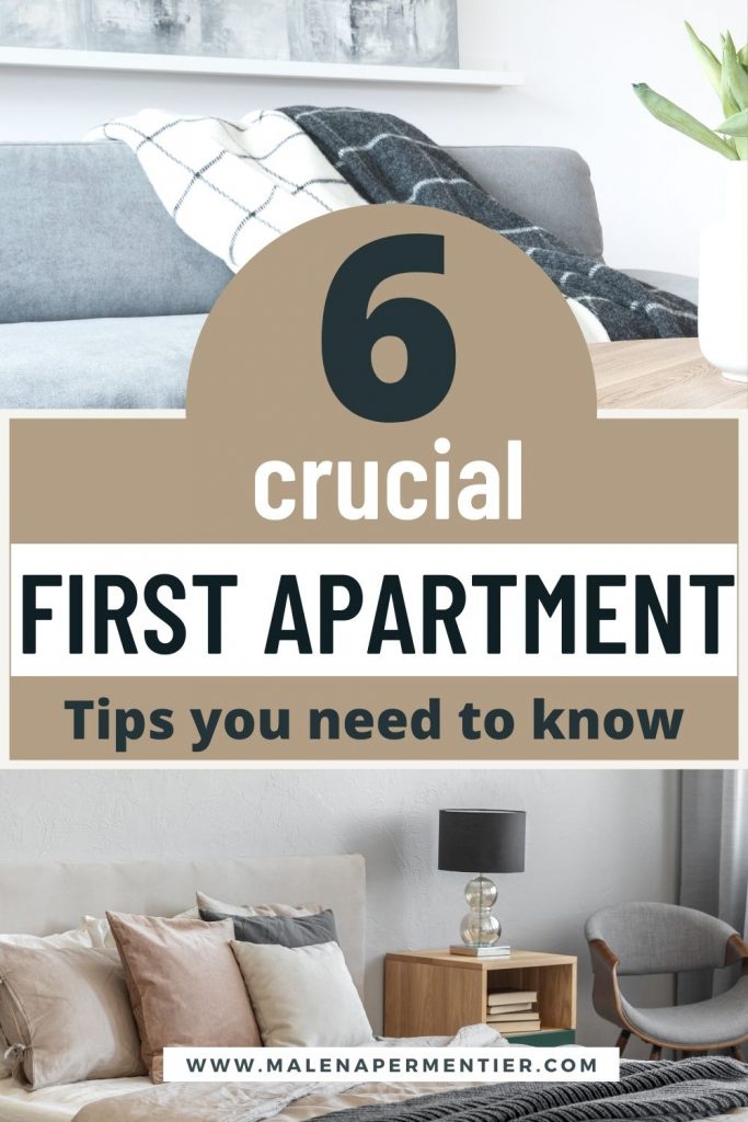 first apartment tips