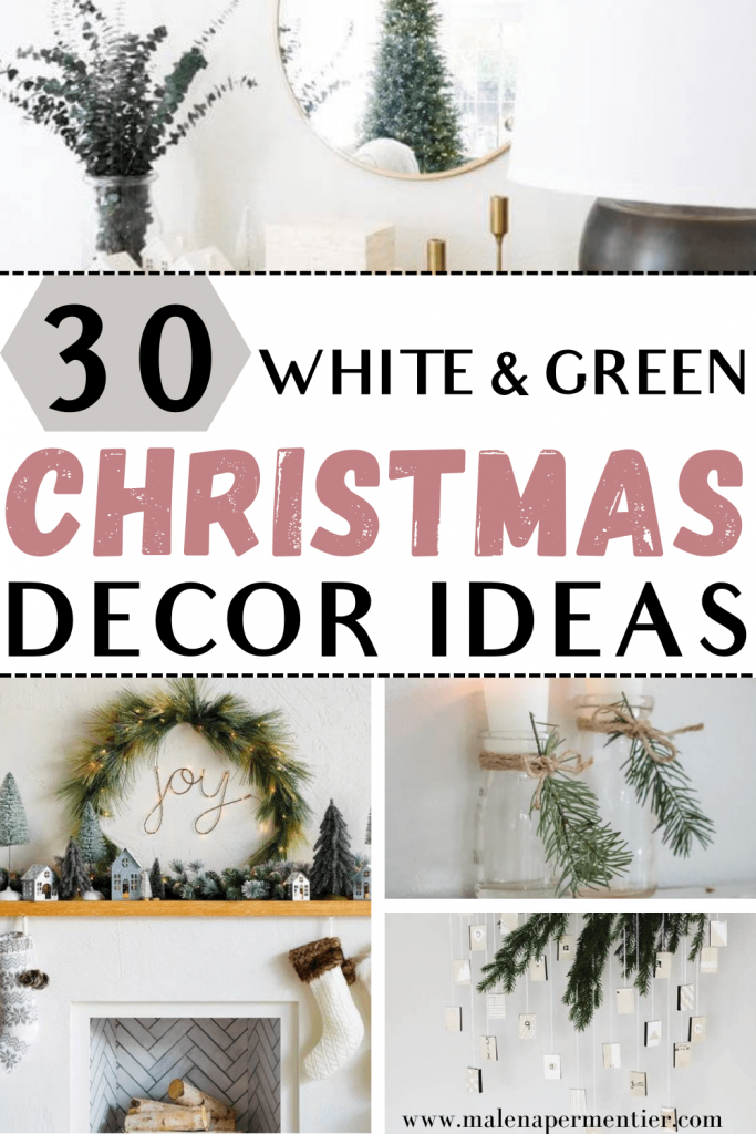 green christmas decorations ideas