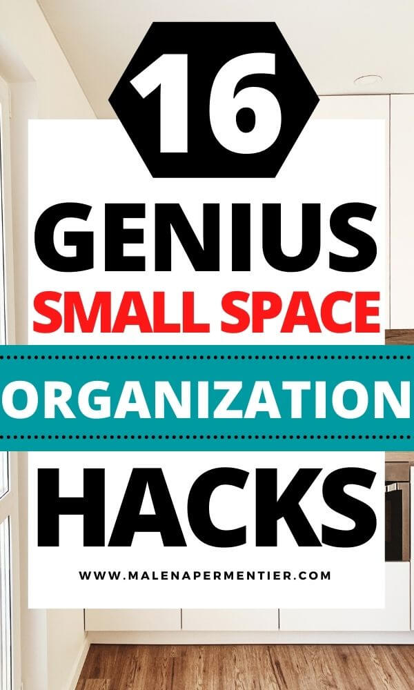 small space organization hacks