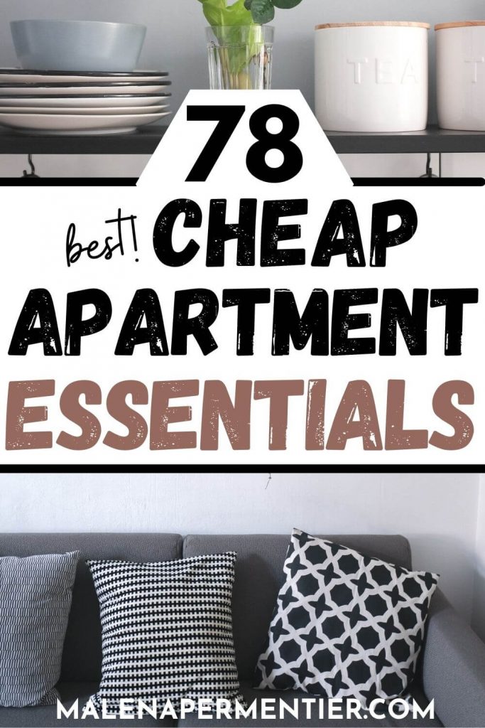 furnishing an apartment on a budget