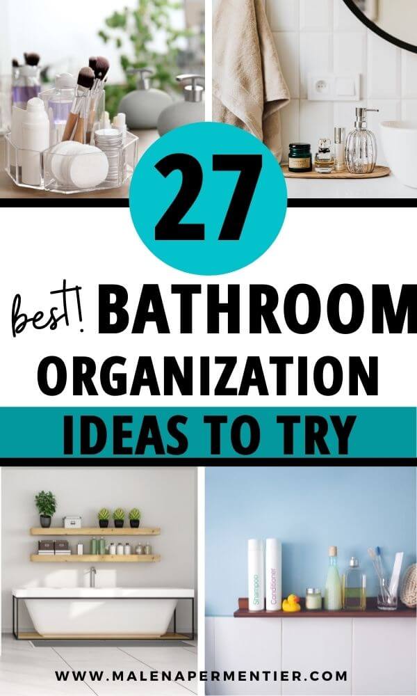 bathroom organization and storage ideas