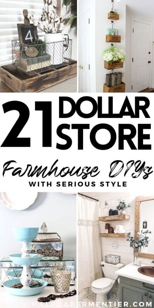 dollar store farmhouse diy ideas