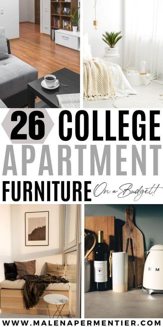 College Apartment Furniture | The 26 Best Affordable Furniture Ideas