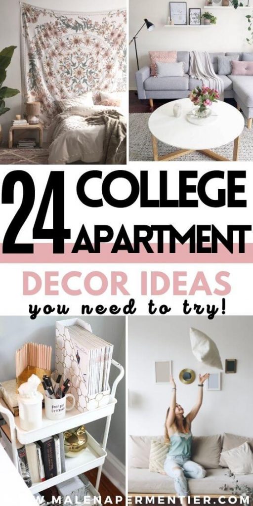 college apartment living room decor