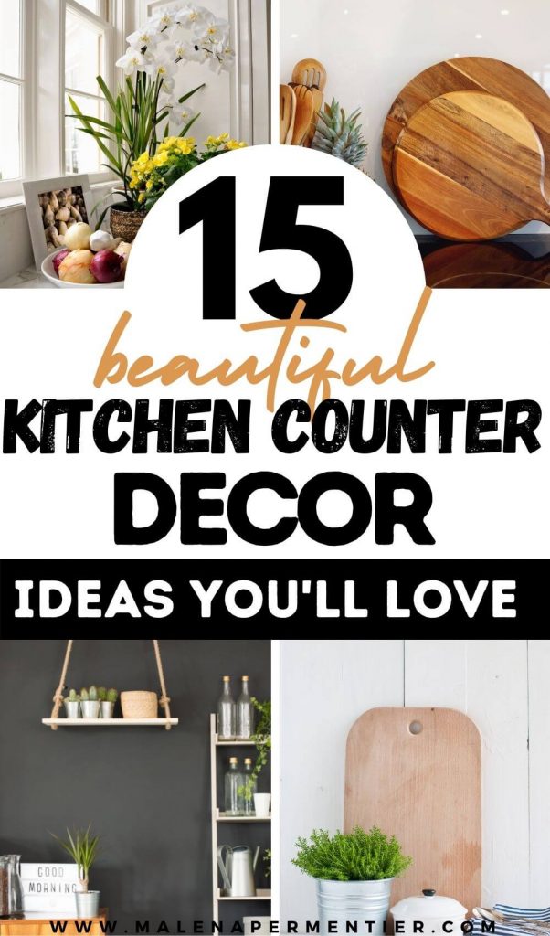 kitchen countertop decorating ideas