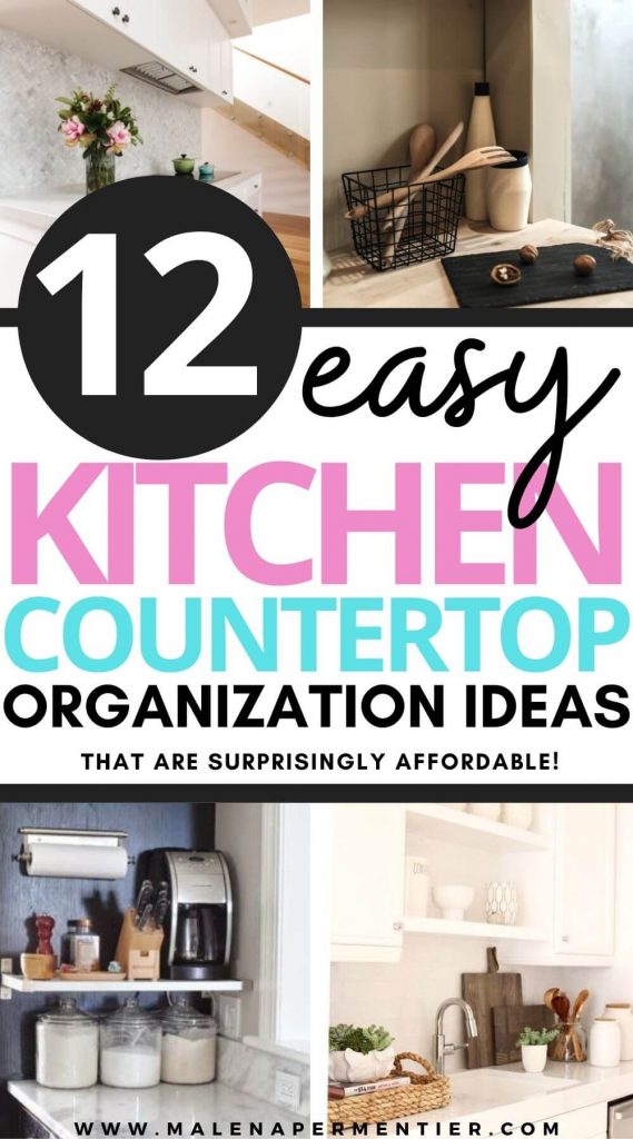 countertop organization ideas for kitchen