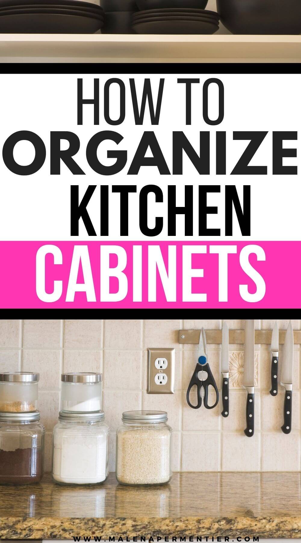How To Organize Kitchen Cabinets in a Small Kitchen ️