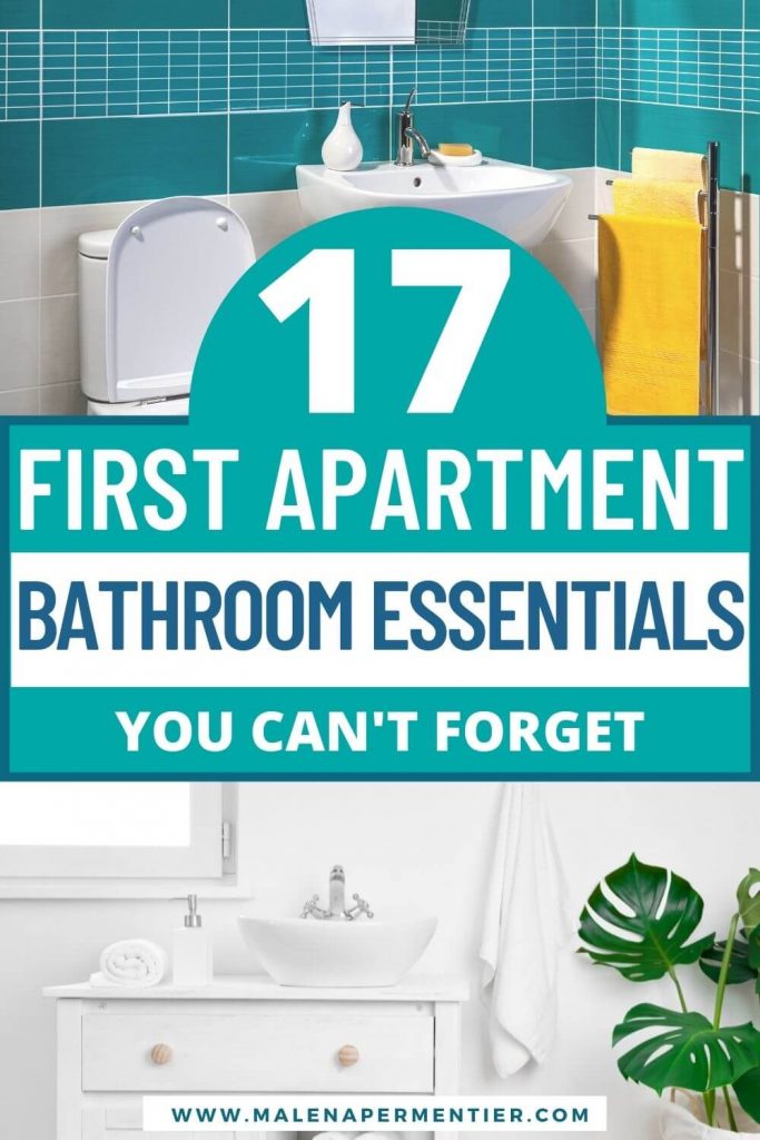 bathroom essentials for first apartment