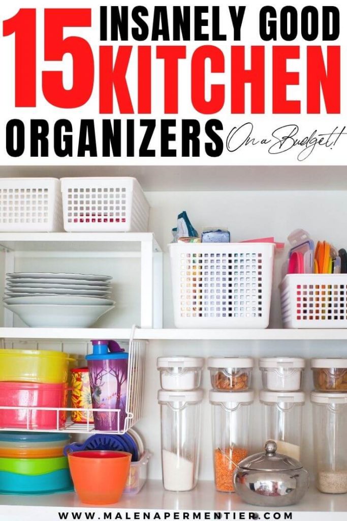 organized kitchen cabinet