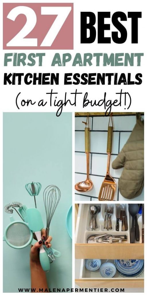 cheap kitchen essentials for first apartments