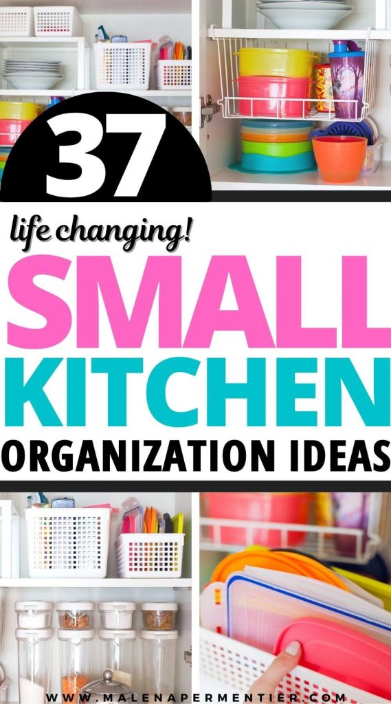 small apartment kitchen organization