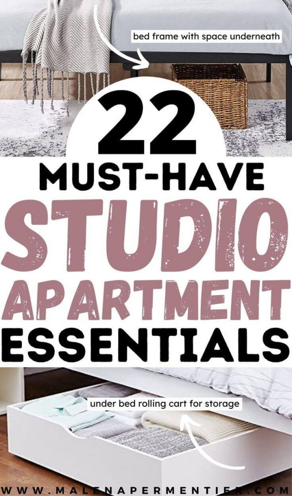 studio apartment essentials