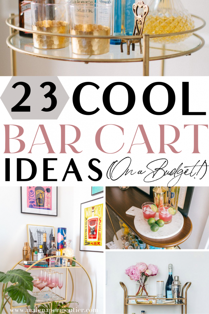 modern and cool bar cart ideas