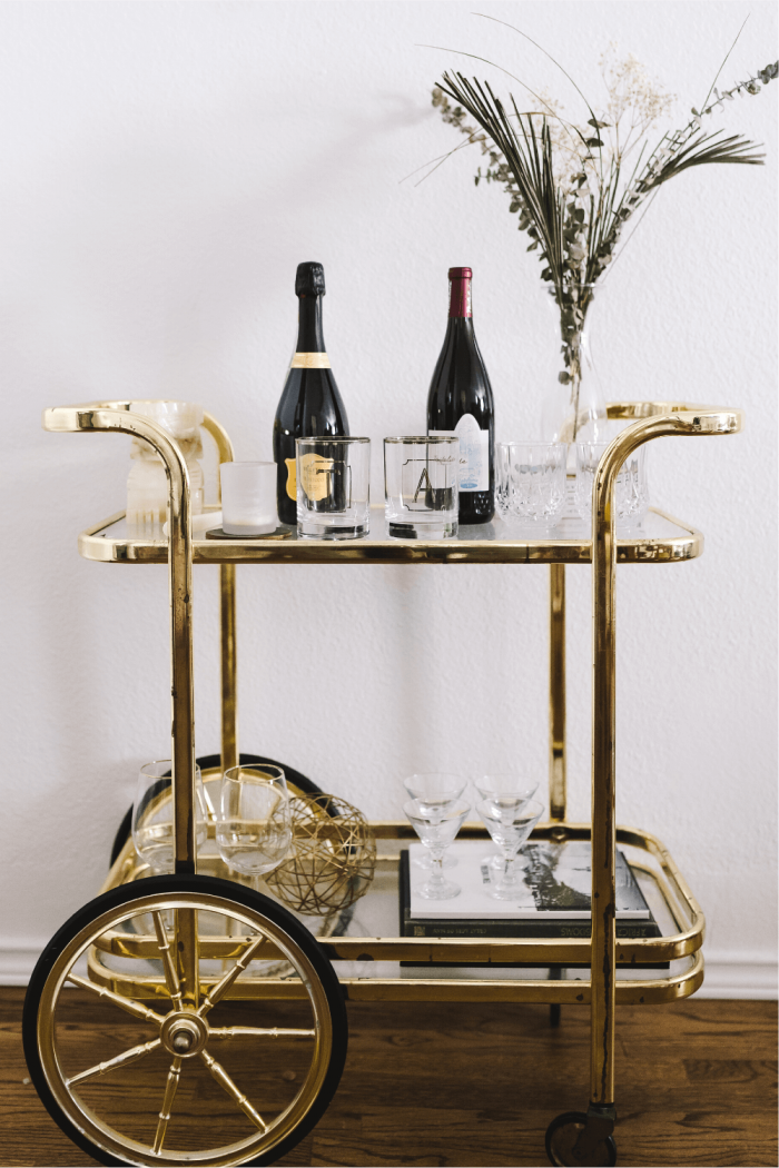 23 Cool Bar Cart Ideas Under $150 That Instantly Elevate Your Home