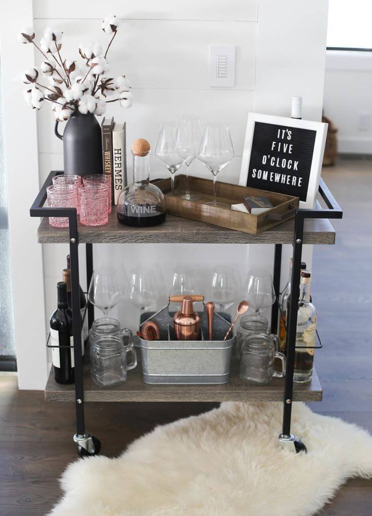 bar cart ideas