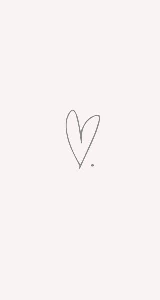 cute and simple pink heart