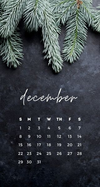 december calendar 2021