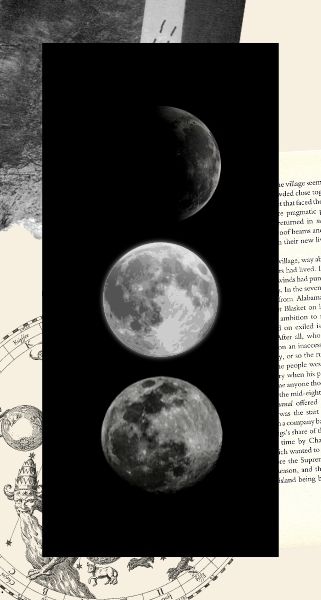 dark wallpaper with moons