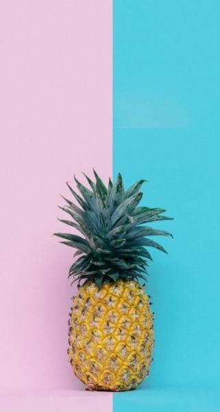 pineapple pink and blue background