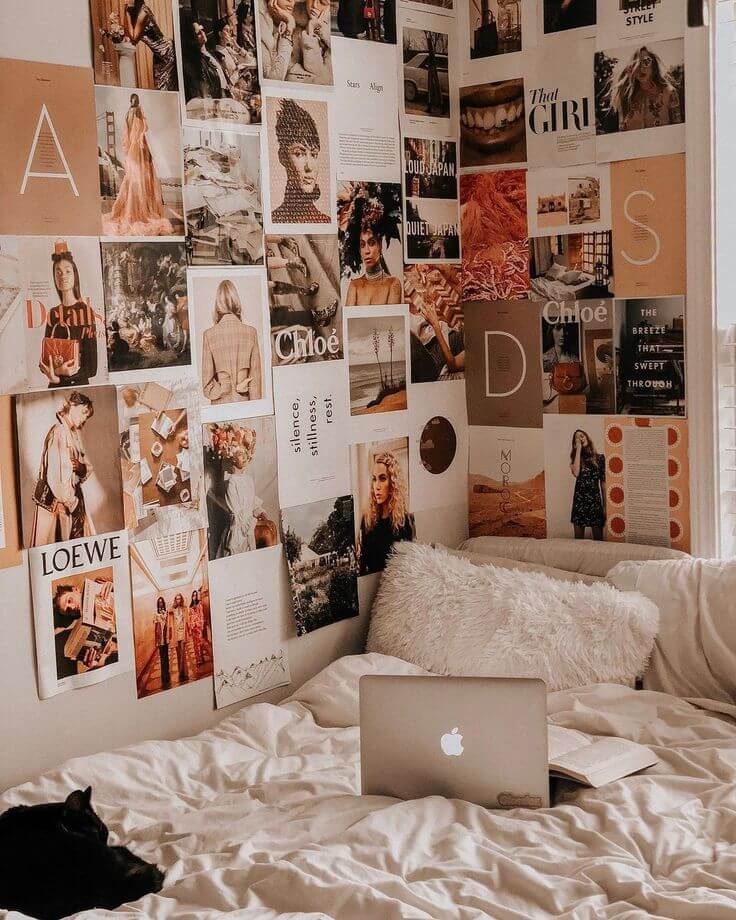 wall collage bedroom