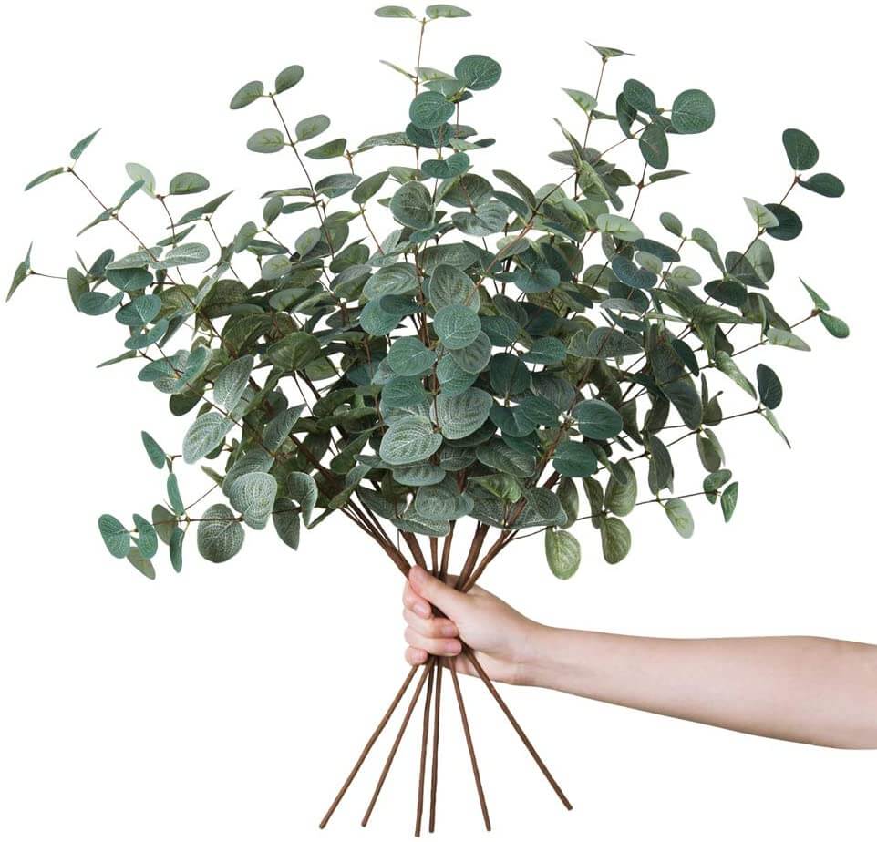 faux eucalyptus stems