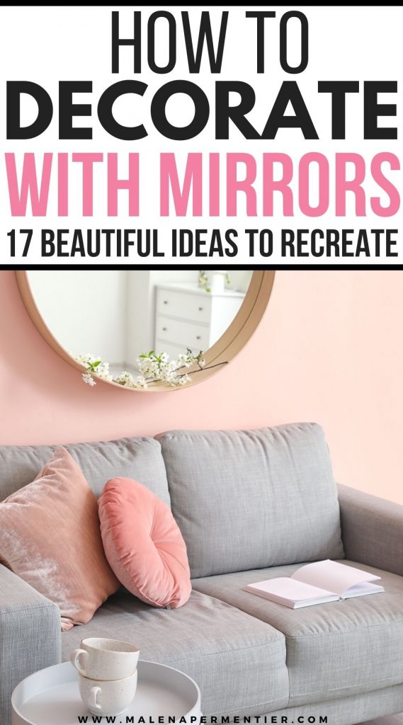 how to decorate with mirrors