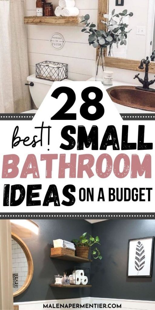 28 Small Apartment Bathroom Ideas To Revamp Your On A Budget - Budget Small Bathroom Ideas