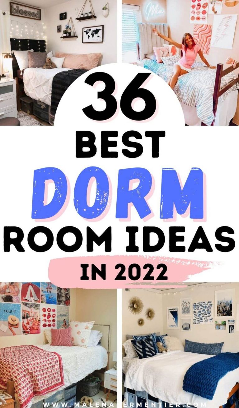 36 Absolute Best College Dorm Room Ideas For Girls in 2022