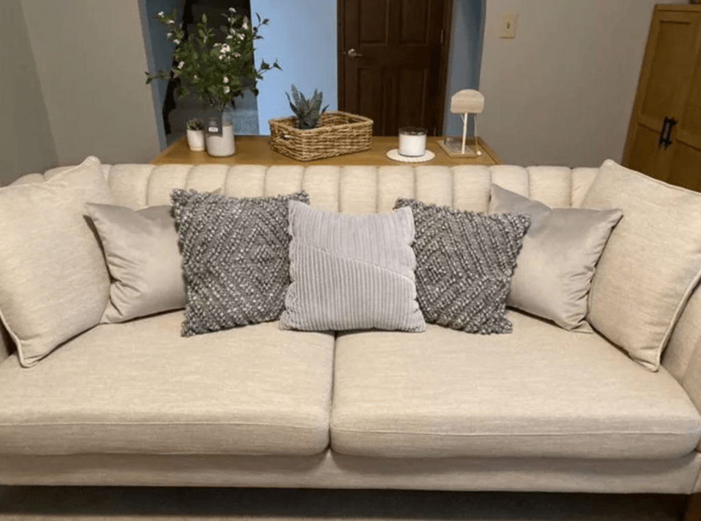 neutral couch under $1000