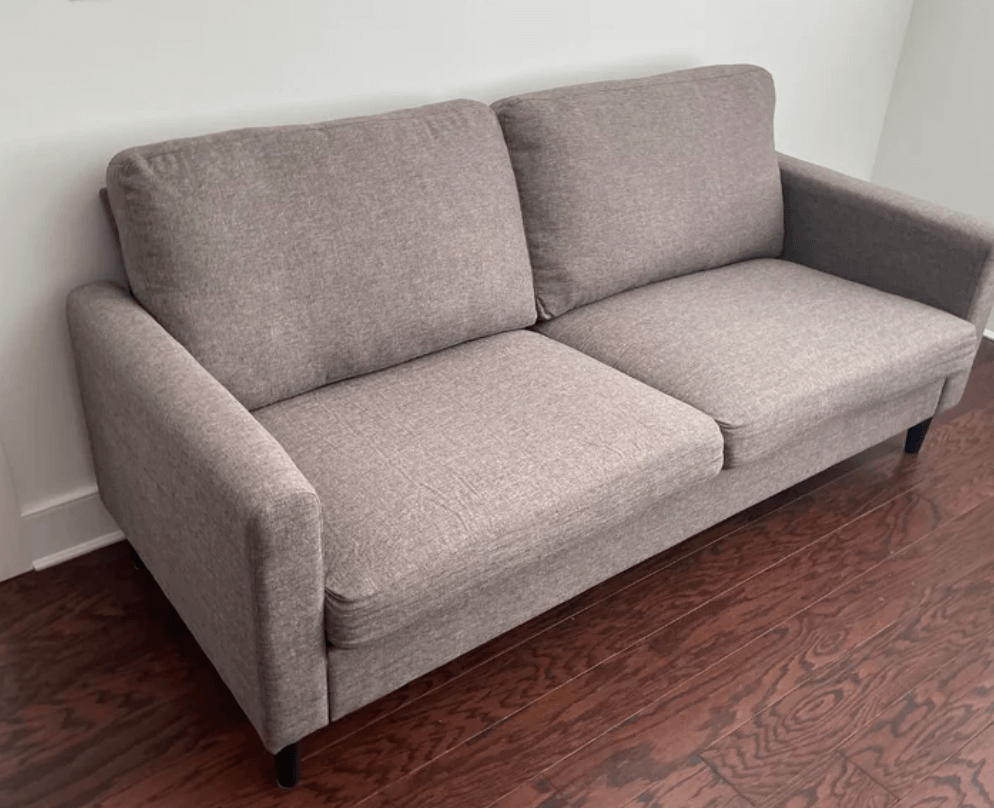 small gray couch