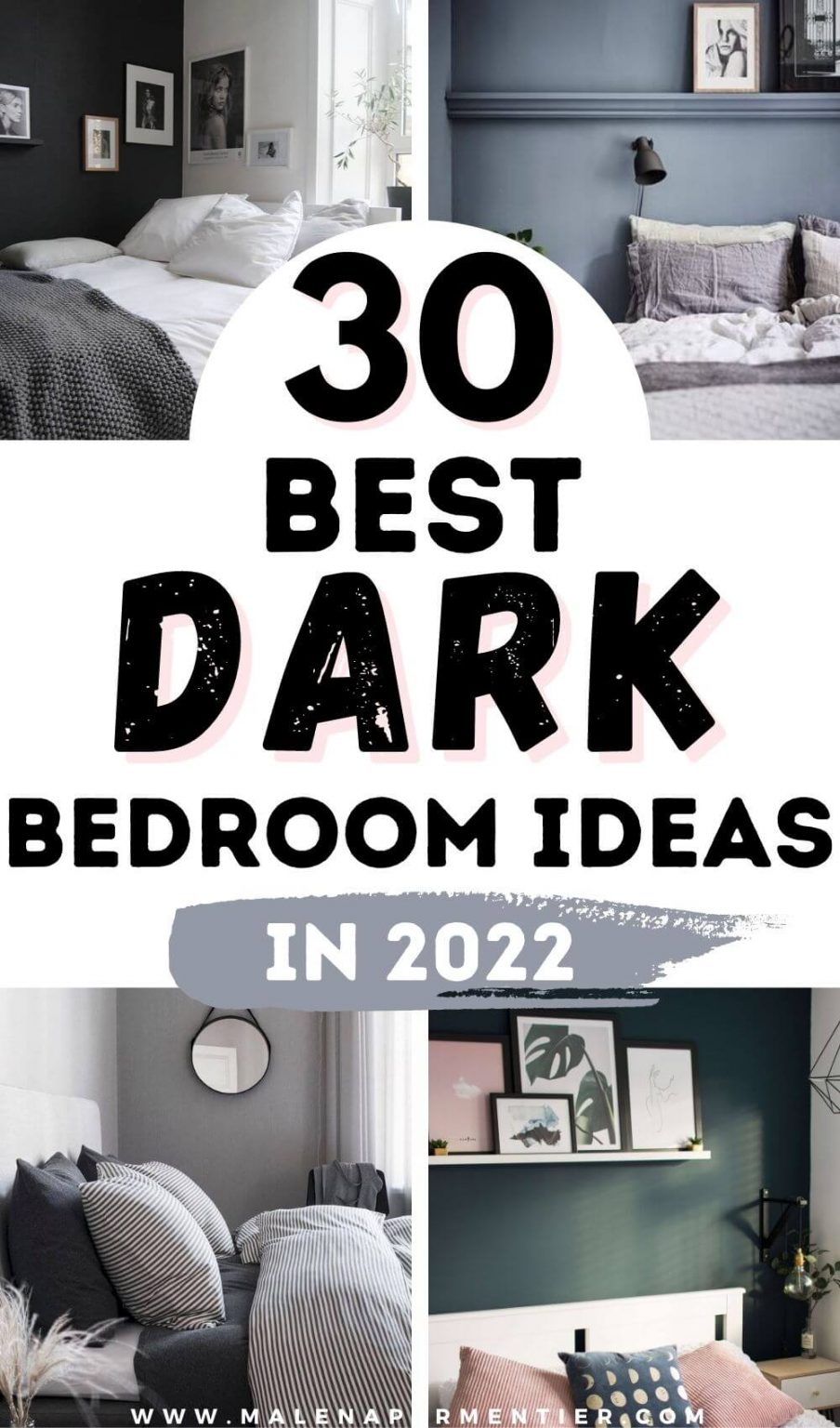 30 Stunning Dark Bedroom Ideas With Modern Accent Walls