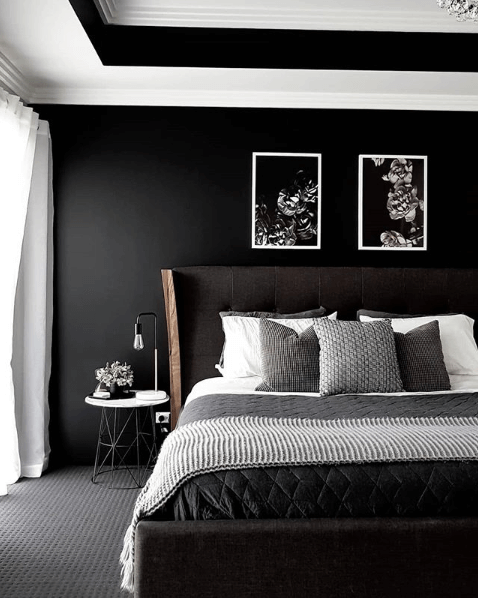 black bedroom ideas