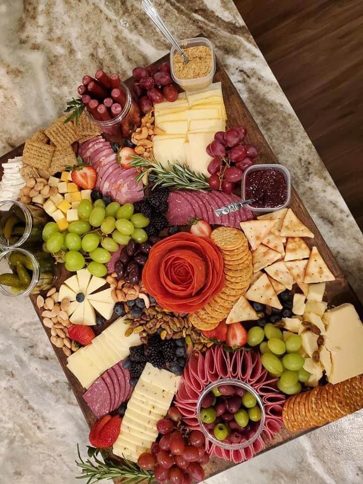 charcuterie board for grad party