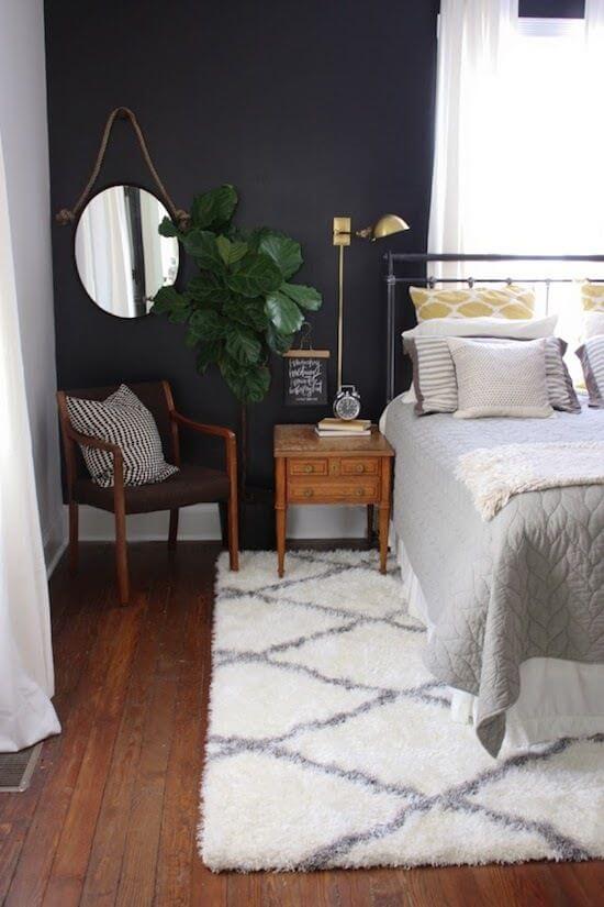 cozy dark bedroom