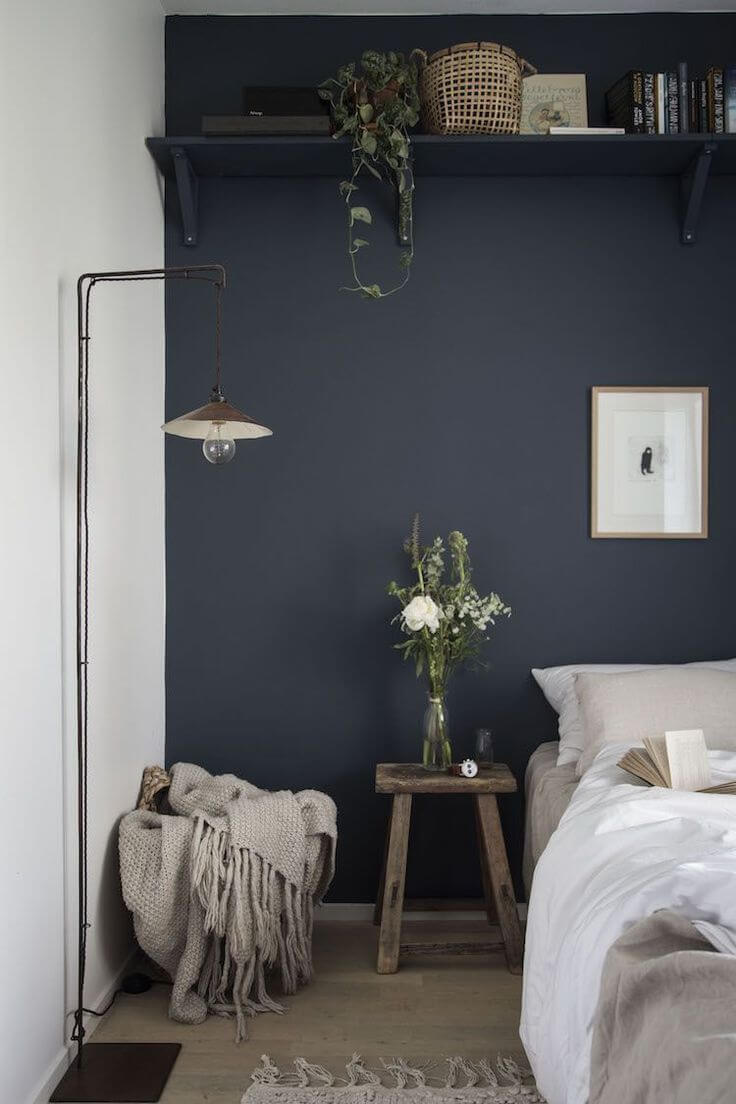30 Stunning Dark Bedroom Ideas With Modern Accent Walls
