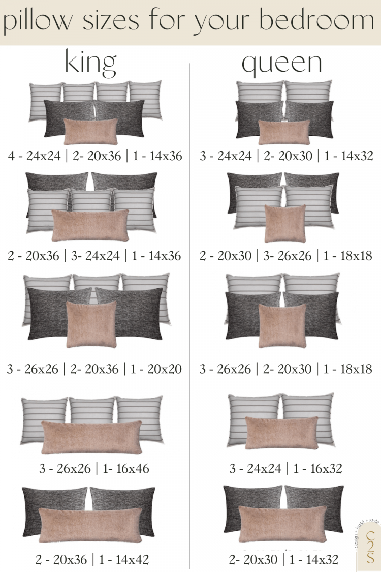 18 Decorative Throw Pillow Ideas For Your Bed (And How To Arrange Them)