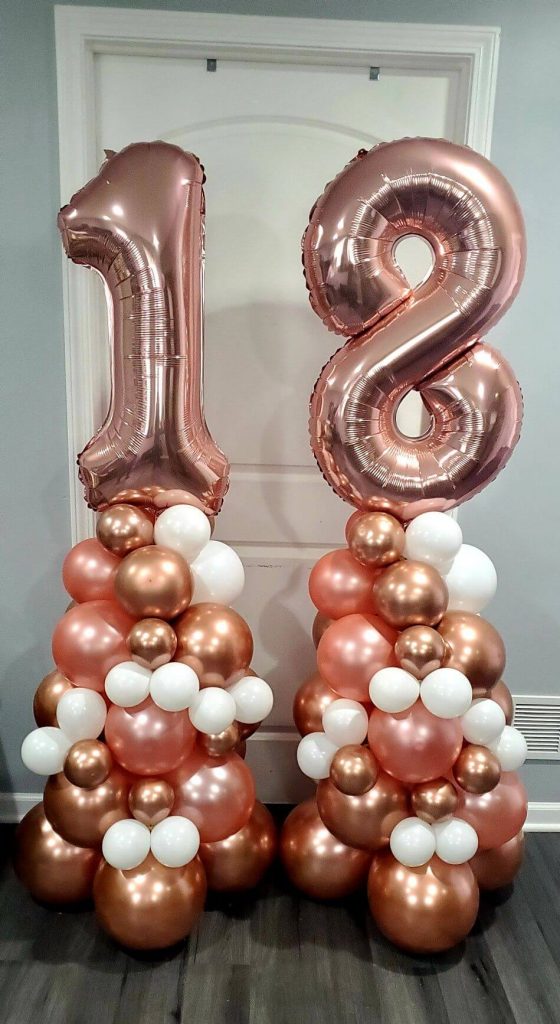 18th birthday balloons 