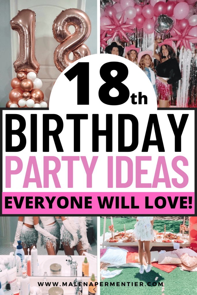 18th birthday party ideas 