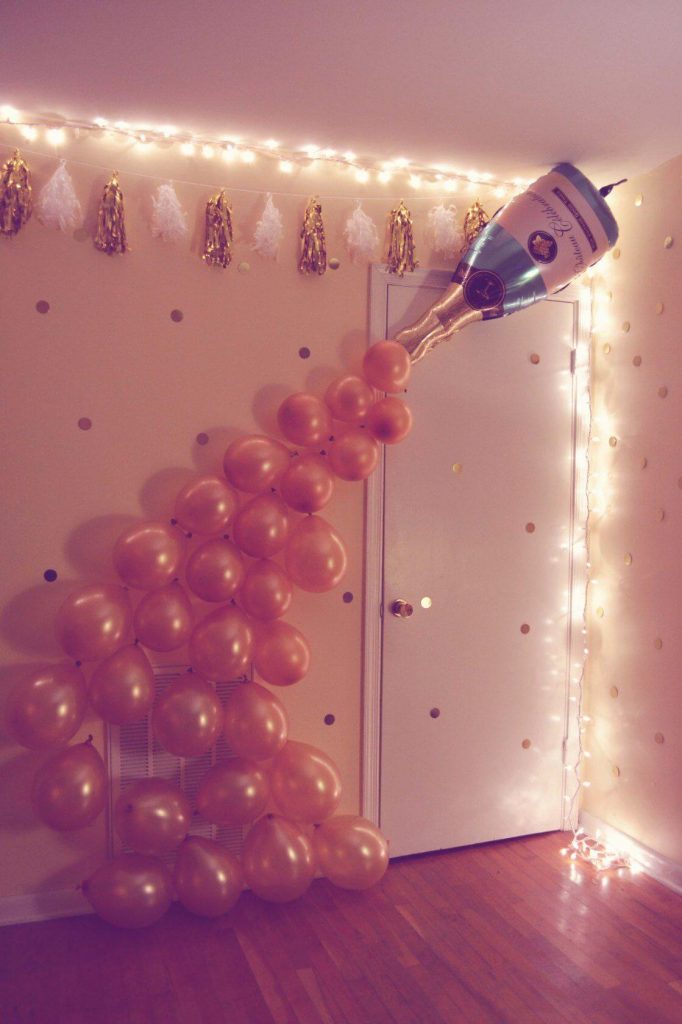 21st birthday party decorations
