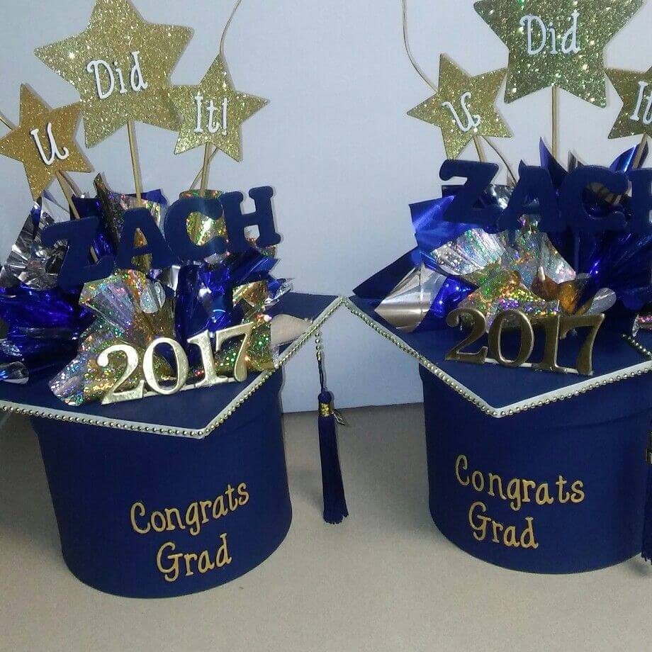 diy centerpieces for graduation party 