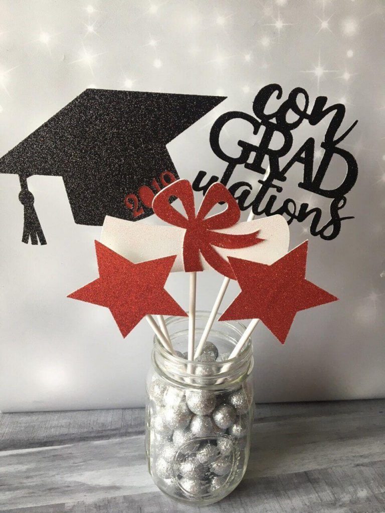 diy centerpieces for graduation party