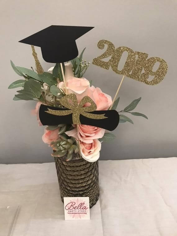 diy graduation table centerpieces