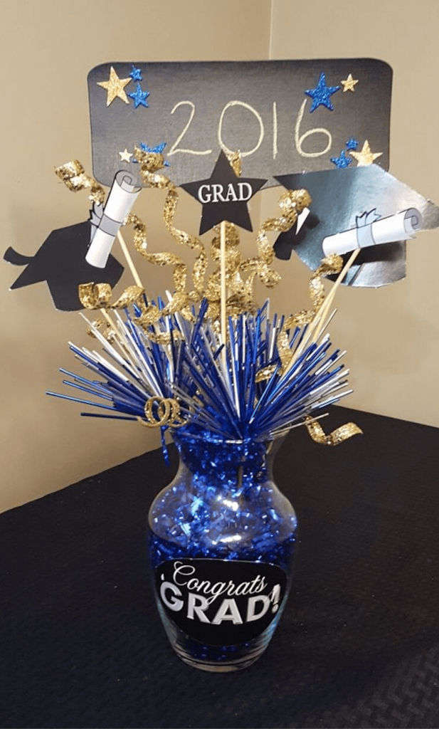 easy diy graduation centerpieces