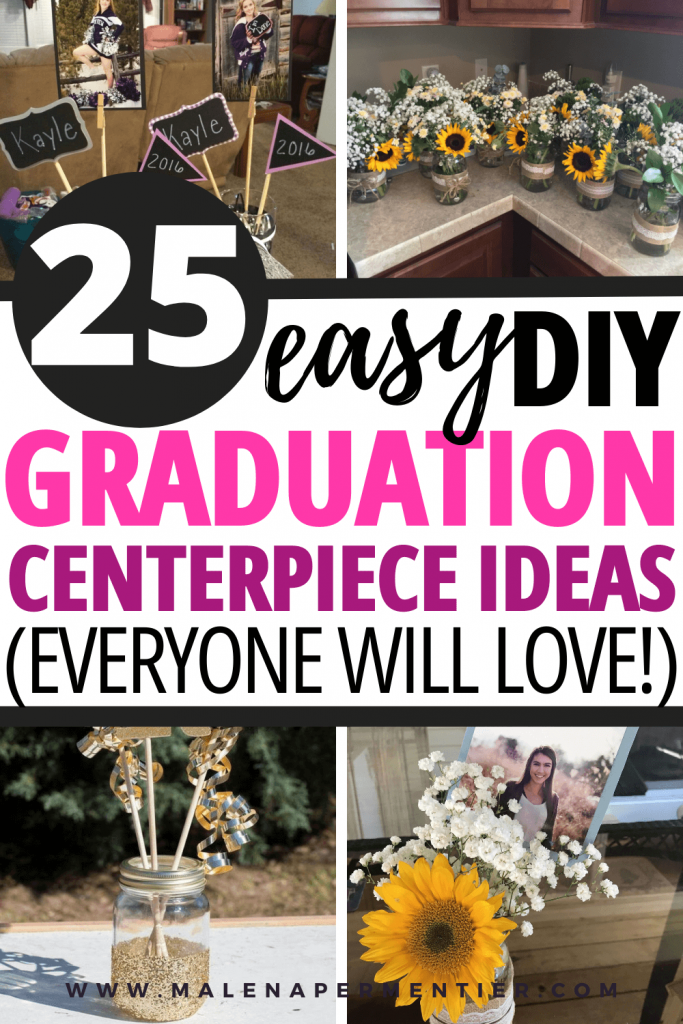 easy diy graduation centerpieces