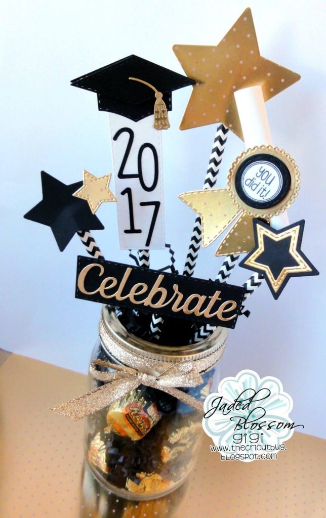 graduation centerpiece sticks