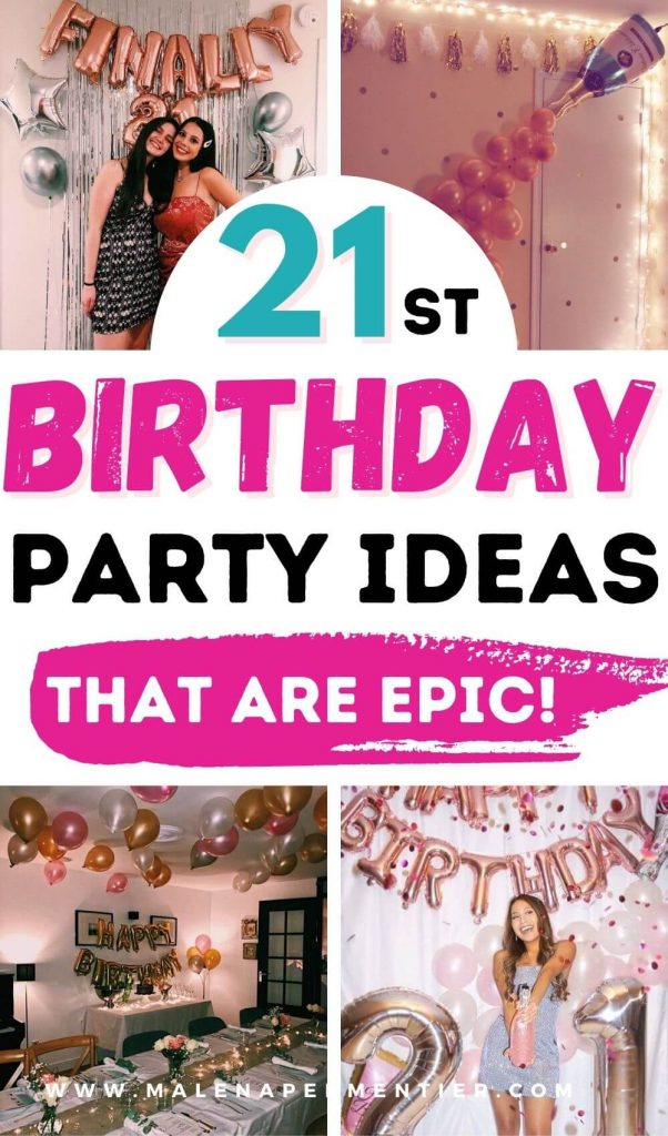 ideas for 21st birthday party for daughter