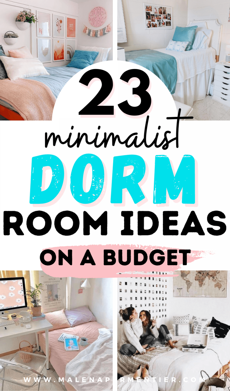 23 Best Minimalist Dorm Room Ideas On A Budget