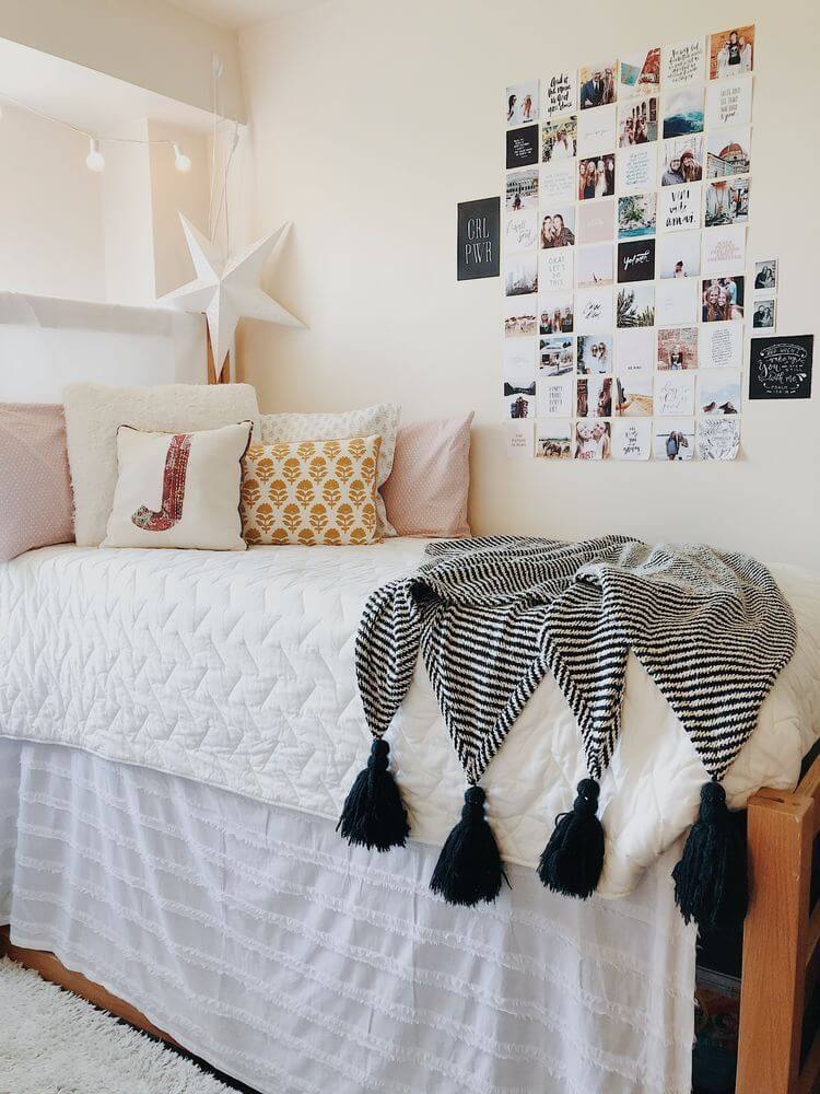 minimalist dorm rooms