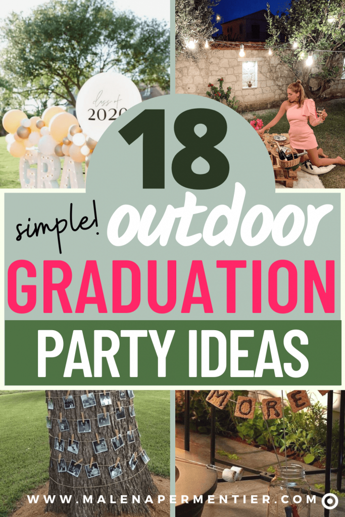 outdoor backyard graduation party ideas